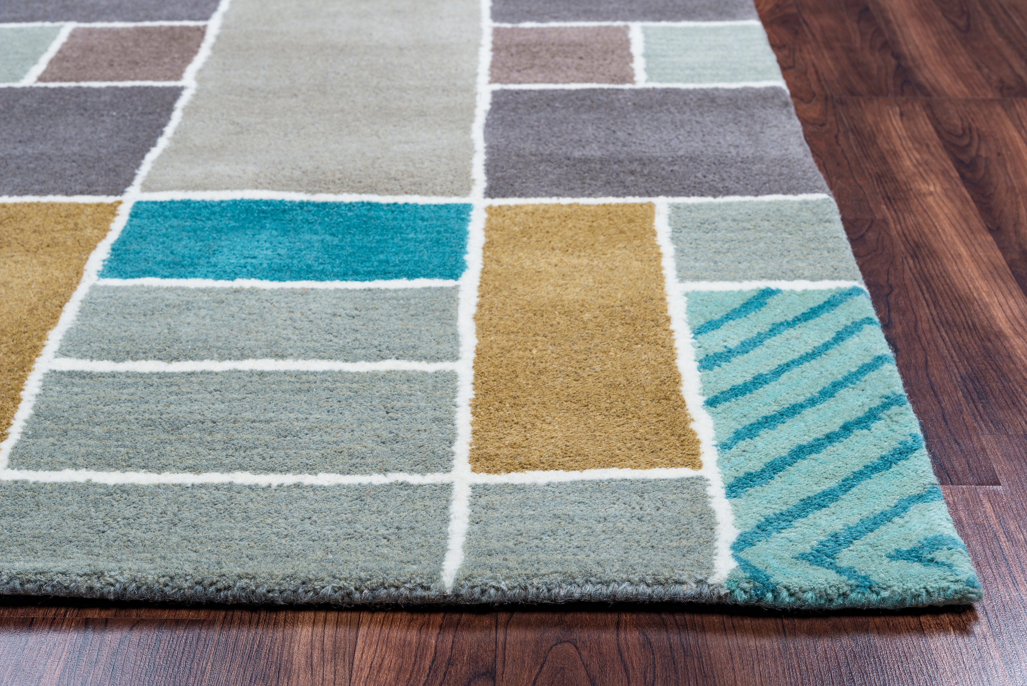 Rizzy Home Volare VO2654 Multi-Colored Color Block Area Rug