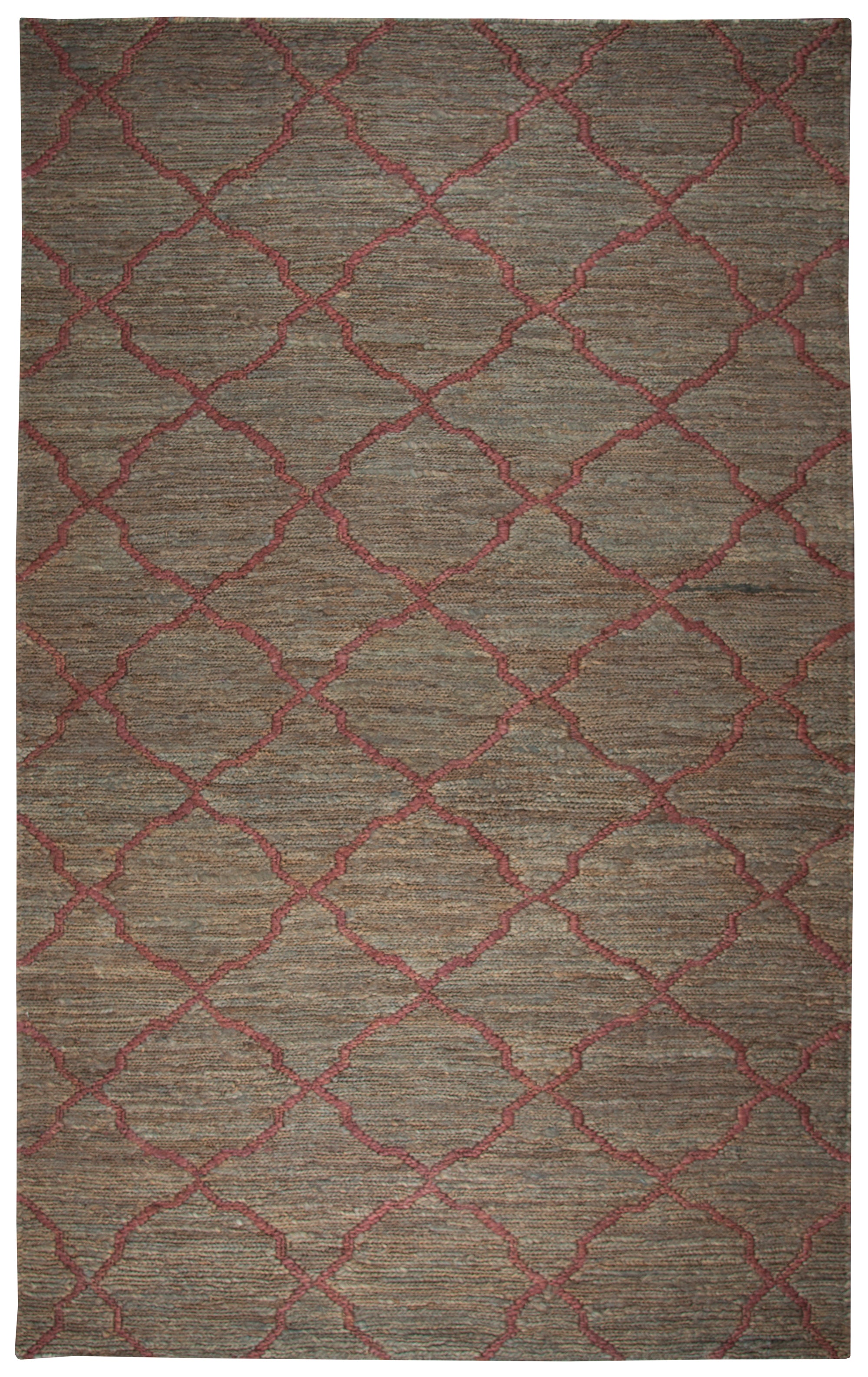 Rizzy Home Whittier WR9628 Dark Taupe Trellis Area Rug