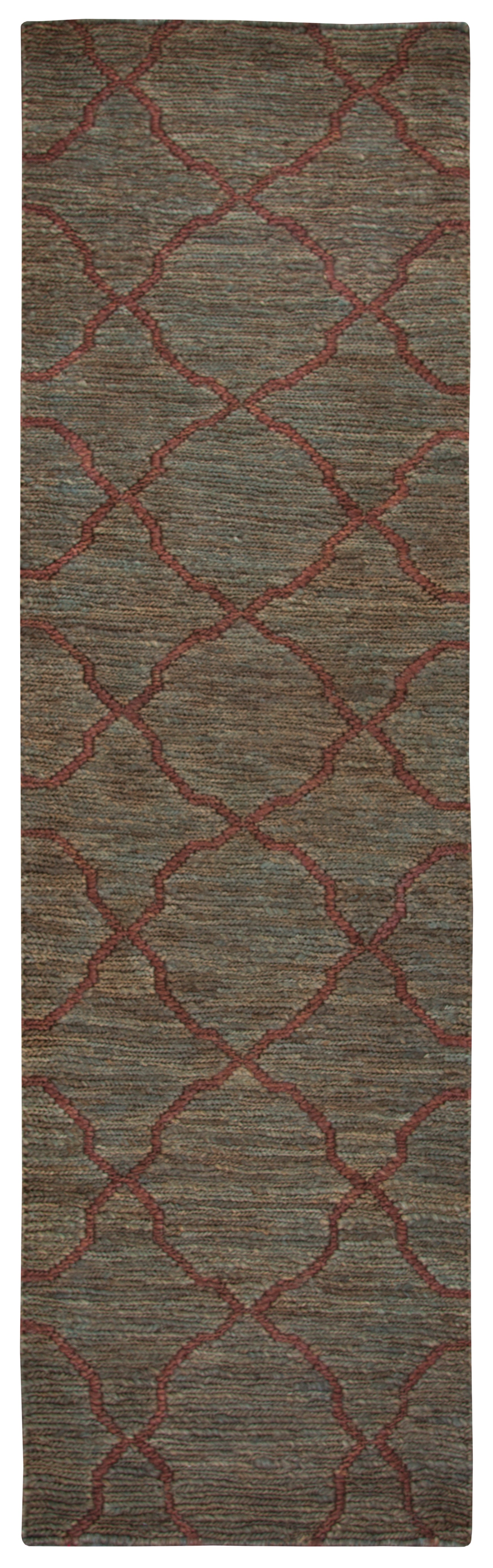 Rizzy Home Whittier WR9628 Dark Taupe Trellis Area Rug