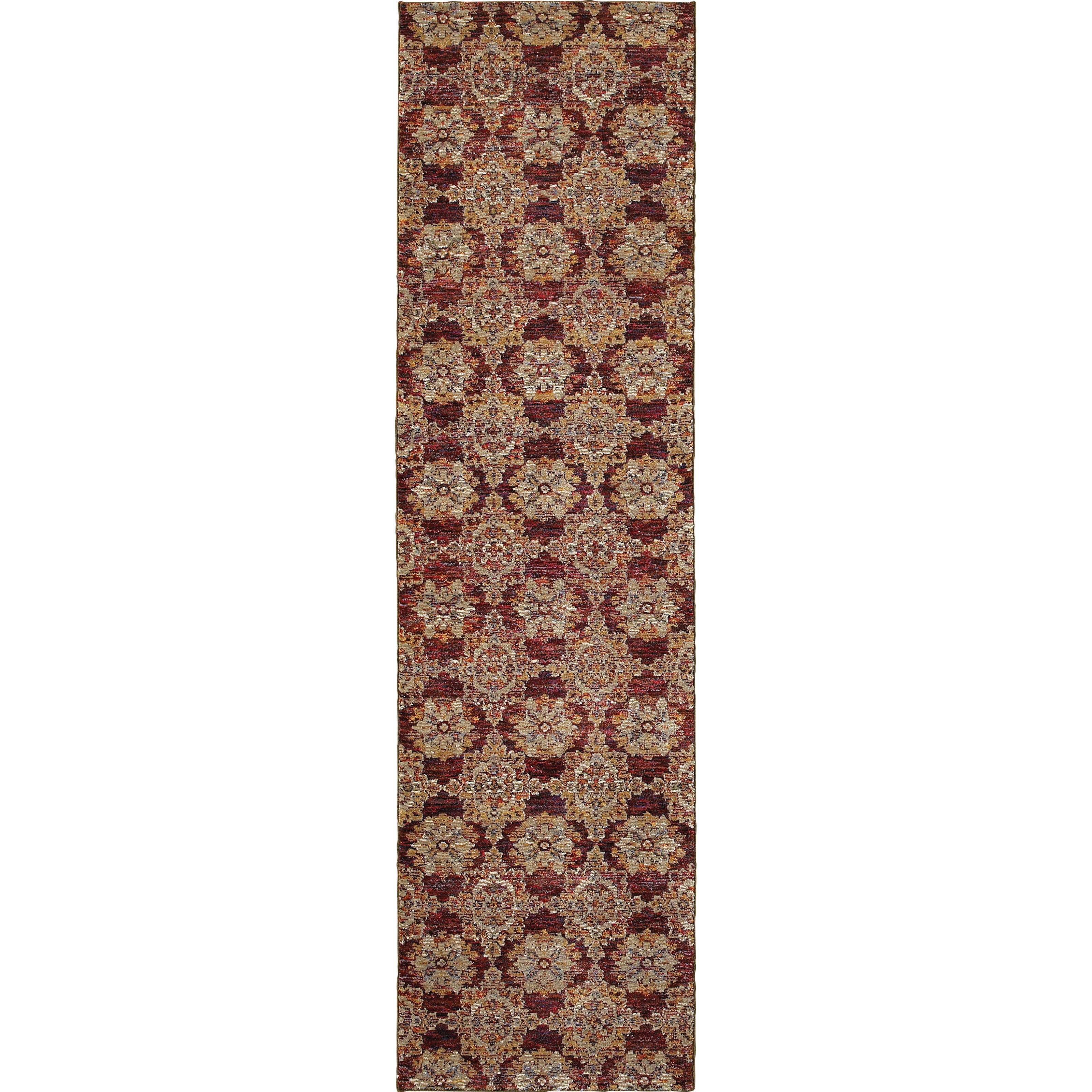 Oriental Weavers Andorra Red/Gold Oriental 6883A Area Rug