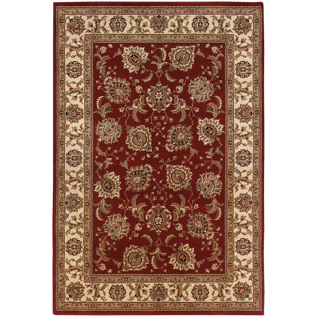 Oriental Weavers Ariana Red/Ivory Oriental 117C3 Area Rug