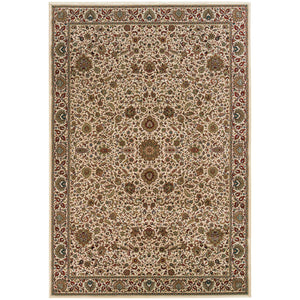 Oriental Weavers Ariana Ivory/Green Oriental 172W3 Area Rug