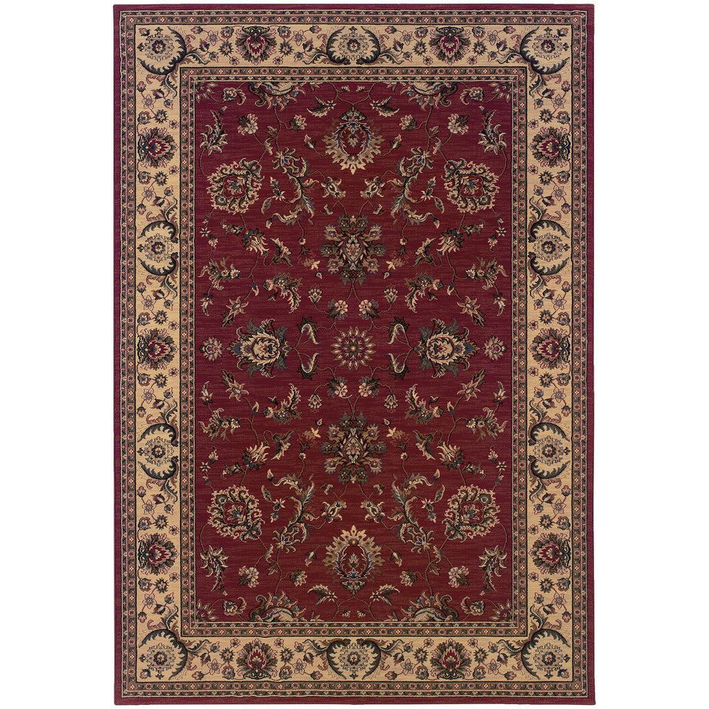 Oriental Weavers Ariana Red/Ivory Oriental 311C3 Area Rug