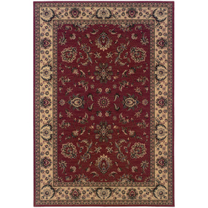 Oriental Weavers Ariana Red/Ivory Oriental 311C3 Area Rug