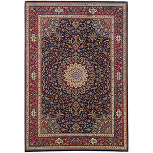 Oriental Weavers Ariana Blue/Red Oriental 095B3 Area Rug