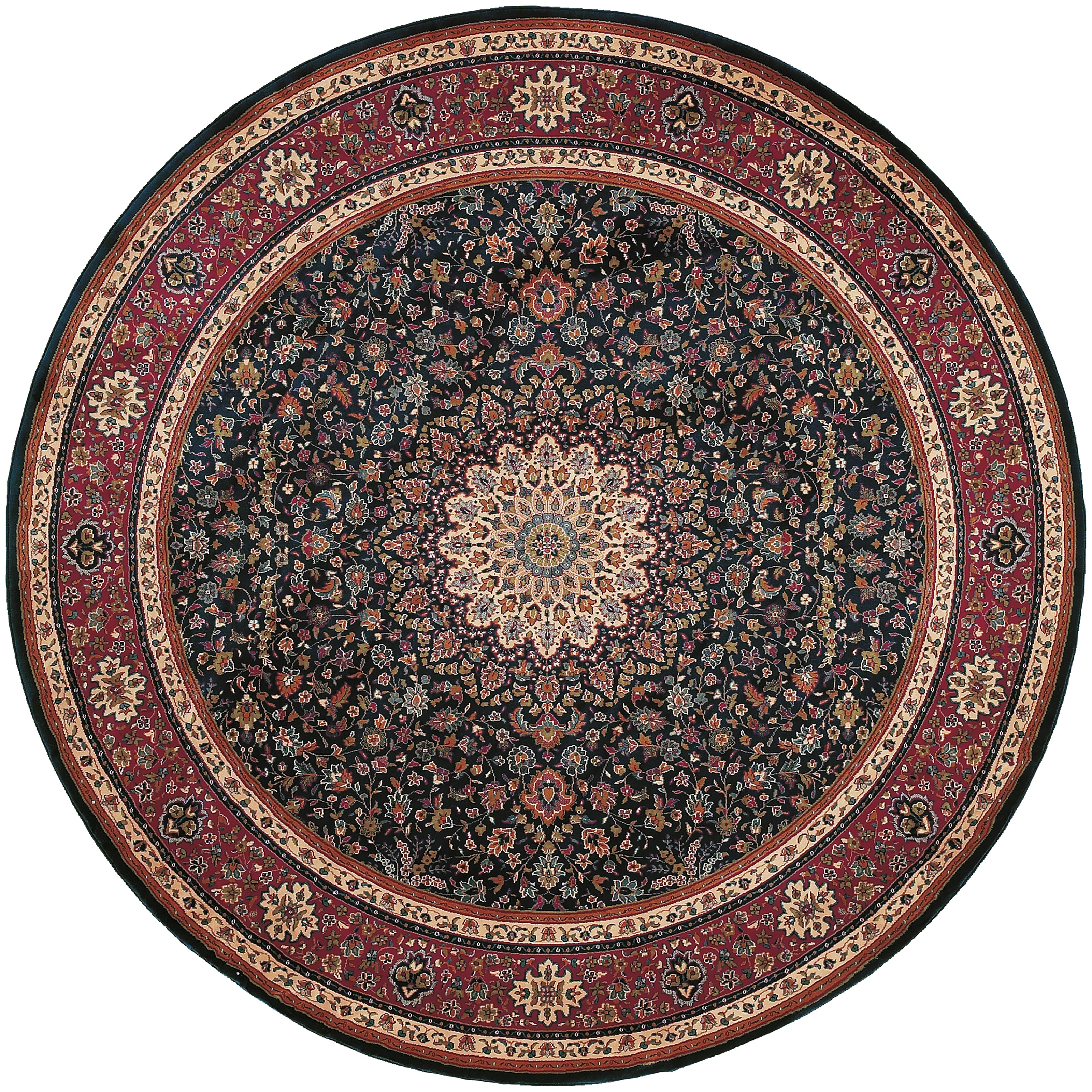 Oriental Weavers Ariana Blue/Red Oriental 095B3 Area Rug