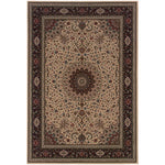 Oriental Weavers Ariana Ivory/Black Oriental 095I8 Area Rug