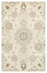 Oriental Weavers Craft Sand/Ash Floral 93000 Area Rug, 3'6"x5'6" Rectangle