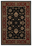 Oriental Weavers Ariana Black/Red Floral 623M3 Area Rug, Rectangular 10'x12'7"