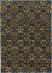 Oriental Weavers Andorra 6883C Oriental Area Rug, Blue/Gold, 8'6"x11'7"