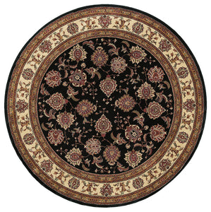 Oriental Weavers Ariana 117D3 Brown/Ivory Oriental Area Rug, 6' Round