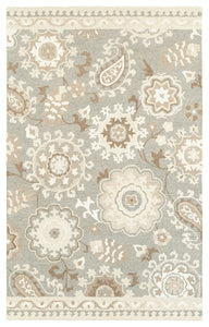 Oriental Weavers Craft Gray/Sand Floral 93003 Area Rug, Rectangular 10'x13'