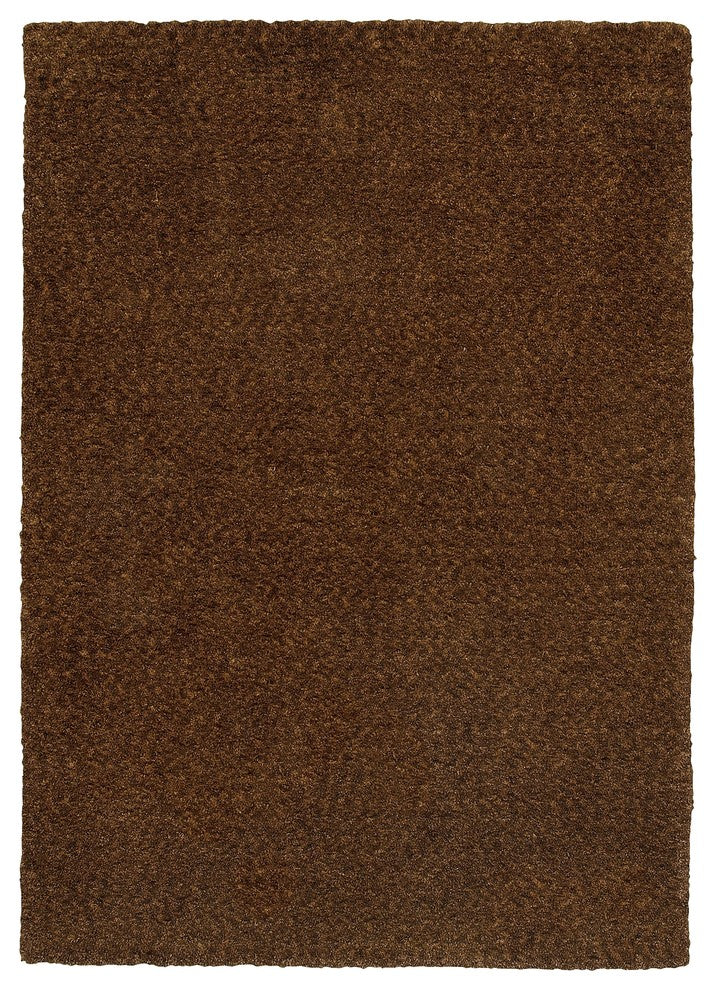 Oriental Weavers Heavenly Brown Solid 73404 Area Rug, Rectangular 3'x5'