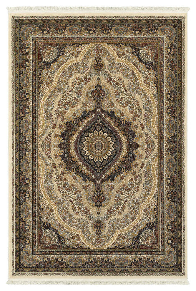 Oriental Weavers Masterpiece 111W2 Area Rug, Ivory/Multi, 7'10"x10'10" Rectangle