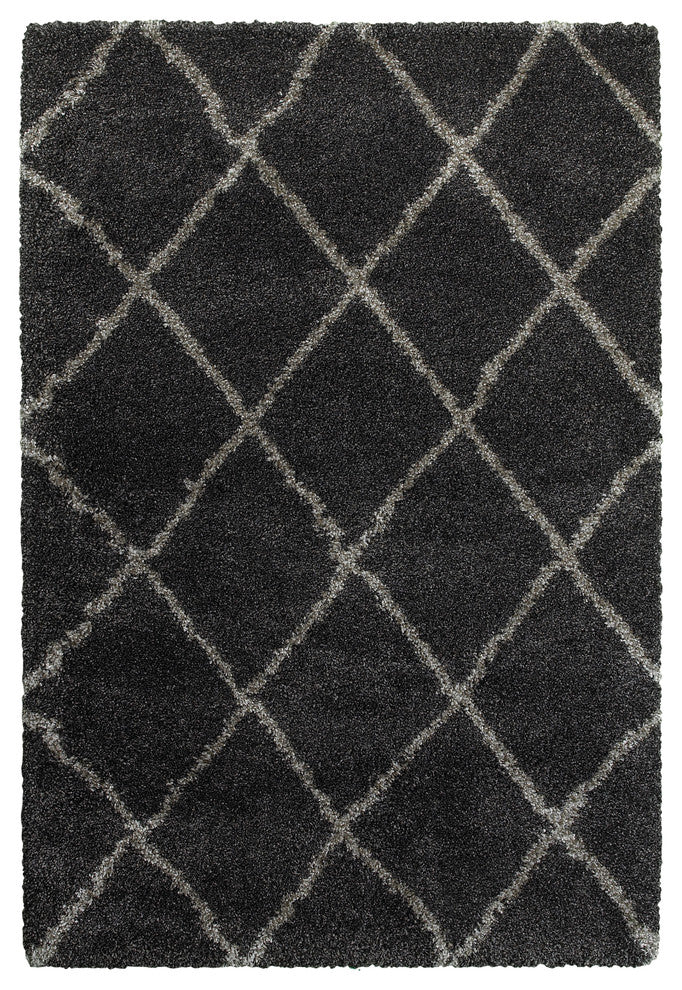 Oriental Weavers Henderson 090K1 Geometric Area Rug, Charcoal/Gray, 7'10"x10'10"