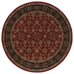 Oriental Weavers Ariana 271C3 Red/Black Oriental Area Rug, 8' Round