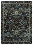 Oriental Weavers Andorra 7124A Oriental Area Rug, Navy/Blue, 1'10"x3'2"