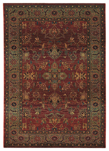 Oriental Weavers Kharma 836C4 Area Rug, Red/Green, 2'3"x4'5" Rectangle