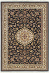 Oriental Weavers Masterpiece 033B2 Area Rug, Black/Ivory, 2'3"x10' Runner