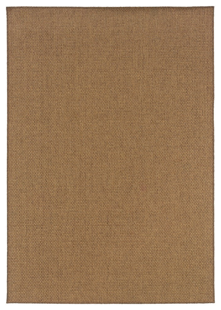 Oriental Weavers Karavia Tan Solid 2160N Area Rug, Rectangular 6'7"x9'6"