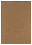 Oriental Weavers Karavia Tan Solid 2160N Area Rug, Rectangular 6'7"x9'6"