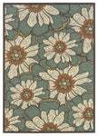 Oriental Weavers Montego 3444M Floral Area Rug, Blue/Brown, 7'10"x10'10"