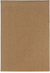 Oriental Weavers Karavia Tan Solid 2160N Area Rug, Rectangular 5'3"x7'6"