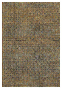 Oriental Weavers Atlas 8048P Geometric Area Rug, Green/Gold, 7'10"x10'10"