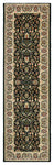 Oriental Weavers Kashan Black/Ivory Oriental 108B1 Area Rug, Runner 2'3"x7'6"