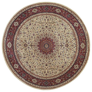 Oriental Weavers Ariana 095J3 Oriental Area Rug, Ivory/Red, 10'x12'7"