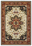 Oriental Weavers Kashan 096W1 Area Rug, Red/Ivory, 1'10"x3' Rectangle