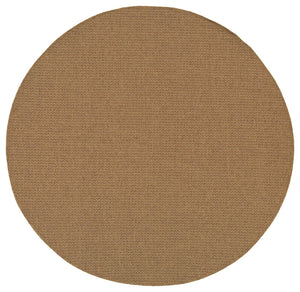 Oriental Weavers Karavia 2160N Tan Solid Area Rug, 7'10" Round