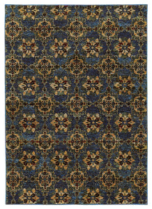 Oriental Weavers Andorra Blue/Gold Oriental 6883C Area Rug, 2'3"x8' Runner