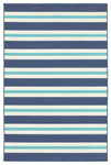 Oriental Weavers Meridian 5701B Stripe Area Rug, Blue/Ivory, 8'6"x13' Rectangle