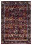 Oriental Weavers Andorra Red/Purple Oriental 7153A Area Rug, Runner 2'3"x8'