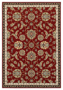 Oriental Weavers Kashan 370RI Area Rug, Red/Multi, 9'10"x12'10" Rectangle