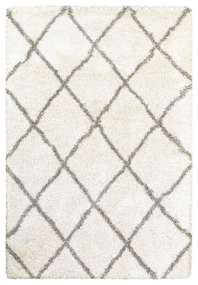 Oriental Weavers Henderson 090W9 Geometric Area Rug, Ivory/Gray, 7'10"x10'10"