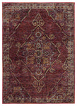 Oriental Weavers Andorra 7135E Oriental Area Rug, Red/Gold, 3'3"x5'2"