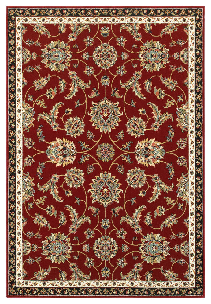 Oriental Weavers Kashan 370RI Area Rug, Red/Multi, 1'10"x3' Rectangle