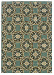 Oriental Weavers Montego 8323L Floral Area Rug, Blue/Ivory, 1'9"x3'9" Rectangle