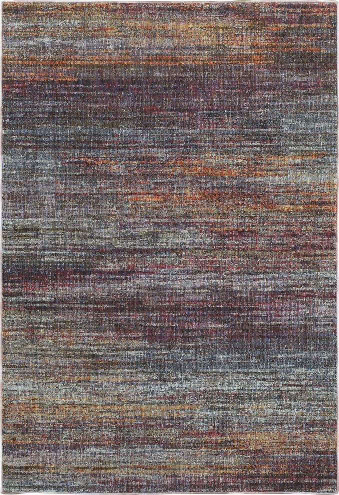 Oriental Weavers Atlas 8037B Abstract Area Rug, Multi/Multi, 8'6"x11'7"