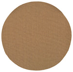 Oriental Weavers Karavia 2068X Tan Solid Area Rug, 7'10" Round