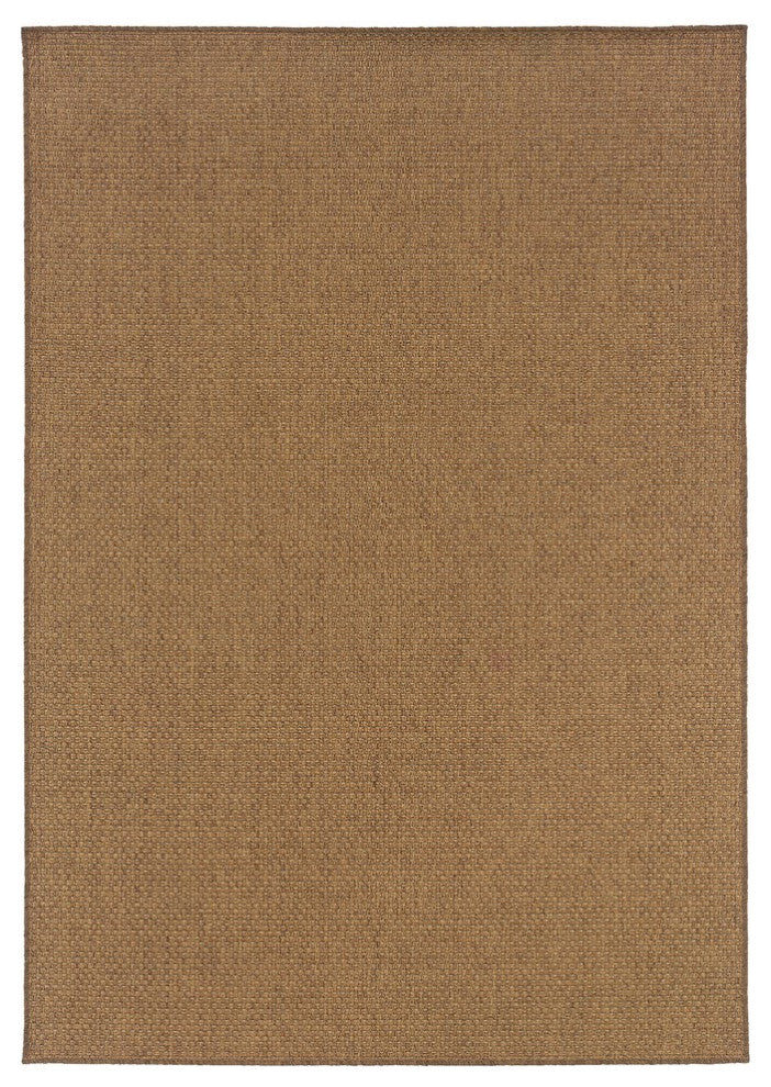 Oriental Weavers Karavia Tan Solid 2160N Area Rug, Runner 2'3"x7'6"