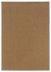 Oriental Weavers Karavia Tan Solid 2160N Area Rug, Runner 2'3"x7'6"