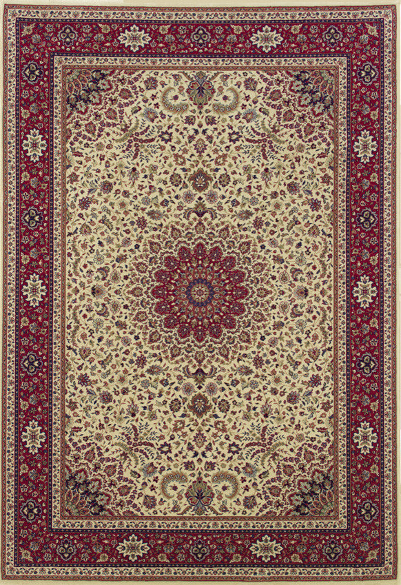 Oriental Weavers Ariana 095J3 Oriental Area Rug, Ivory/Red, 7'10"x11'