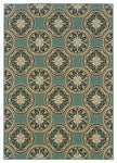 Oriental Weavers Montego 8323L Floral Area Rug, Blue/Ivory, 2'5"x4'5" Rectangle