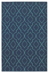 Oriental Weavers Meridian 7541B Lattice Area Rug, Navy/Blue, 3'7"x5'6"