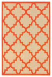 Oriental Weavers Cayman 660O9 Geometric Area Rug, Sand/Orange, 3'10"x5'5"