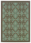 Oriental Weavers Montego 2335L Oriental Area Rug, Blue/Brown, 8'6"x13'