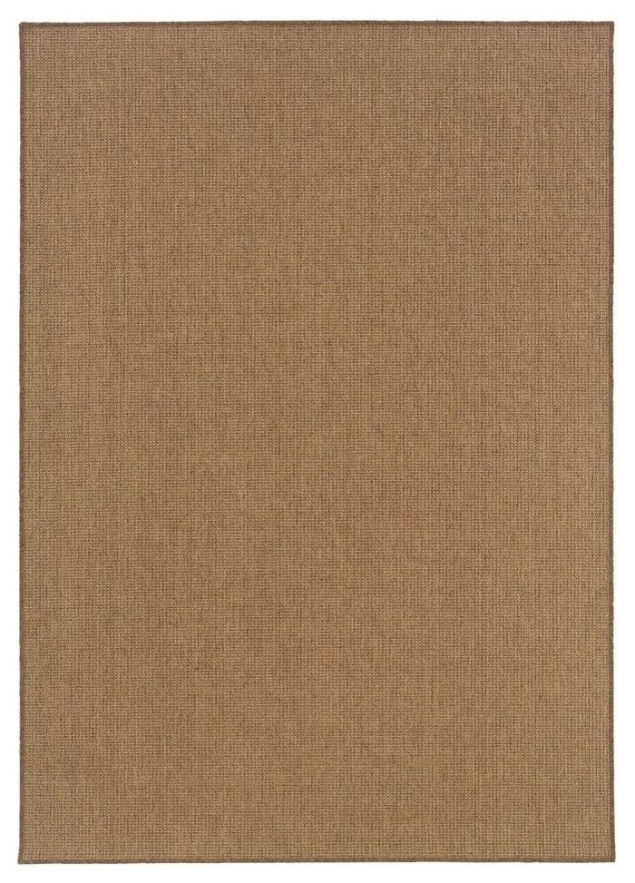 Oriental Weavers Karavia Tan Solid 2068X Area Rug, Rectangular 2'5"x4'5"